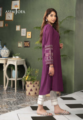 Asim Jofa Outfit Of The Day Ajod-12 Embroidered Swiss Lawn 1 Pc