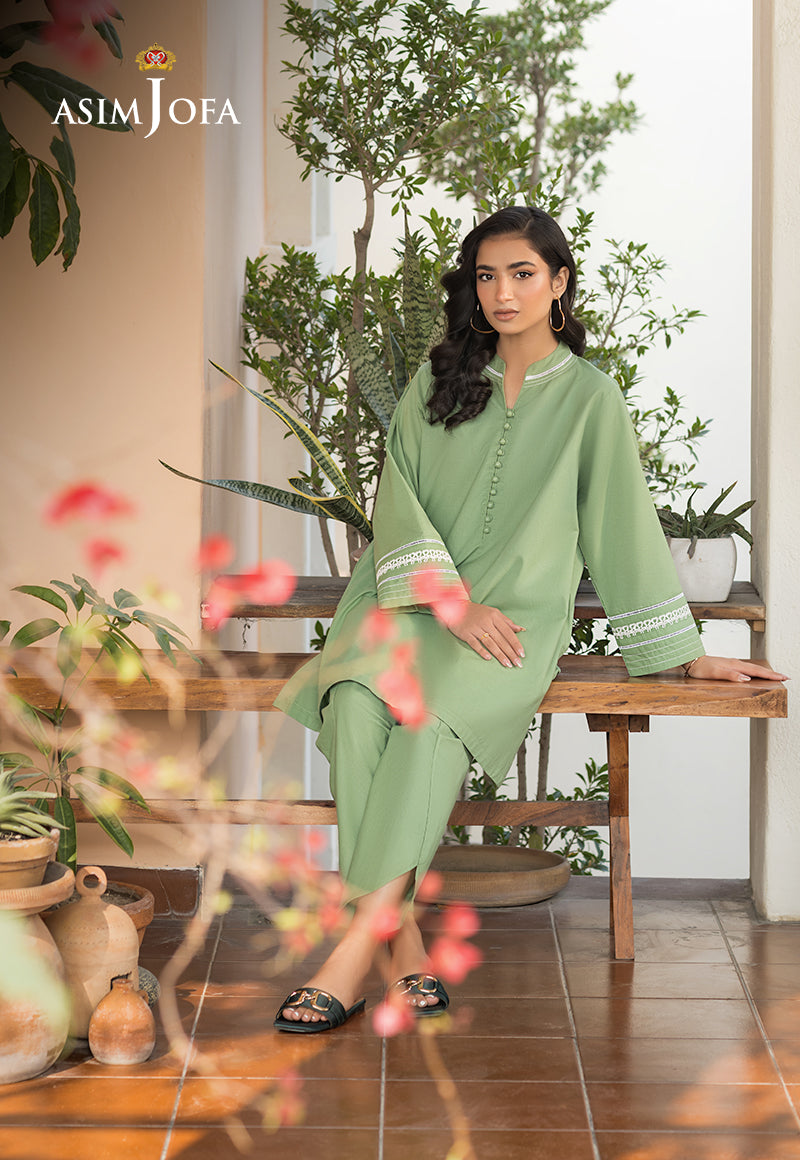 Asim Jofa Essential Pret Drop 6 Ajpb-125 Dyed Cambric 2 Pcs