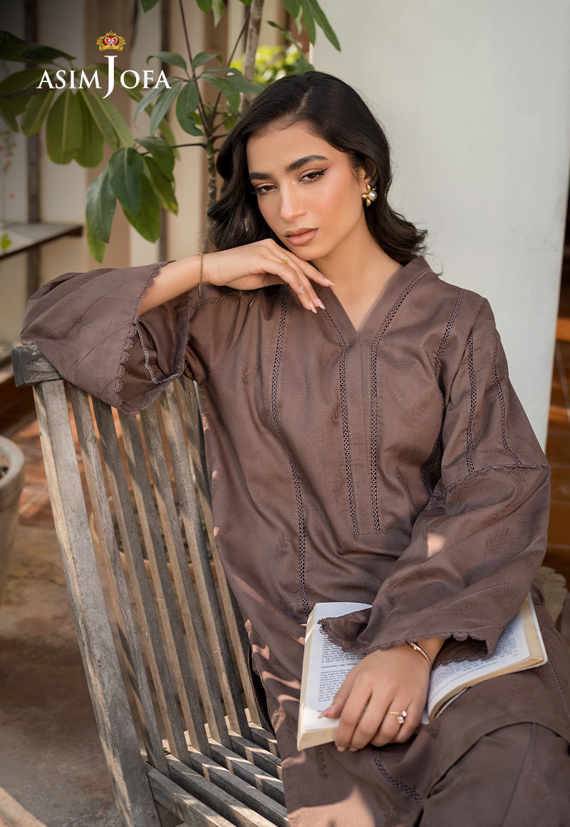 Asim Jofa Essential Pret Drop 6 Ajpb-113 Dyed Jacquard 2 Pcs