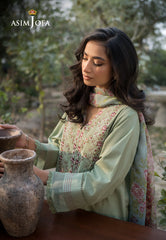 Asim Jofa Essential Pret Drop 6 Ajpb-107 Embroidered Cambric  3 Pcs
