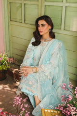 La Gardenia Paras By Pasha Unstitched 3 Piece Emb Lawn Collection'2024-PR2: Bluebell