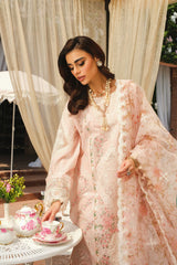 La Gardenia Paras By Pasha Unstitched 3 Piece Emb Lawn Collection'2024-PR1: Eden Rose