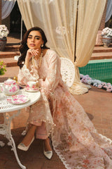 La Gardenia Paras By Pasha Unstitched 3 Piece Emb Lawn Collection'2024-PR1: Eden Rose