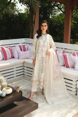 La Gardenia Paras By Pasha Unstitched 3 Piece Emb Lawn Collection'2024-PR3: Daisy Dreams