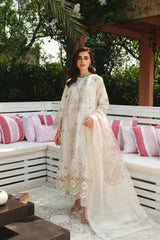 La Gardenia Paras By Pasha Unstitched 3 Piece Emb Lawn Collection'2024-PR3: Daisy Dreams