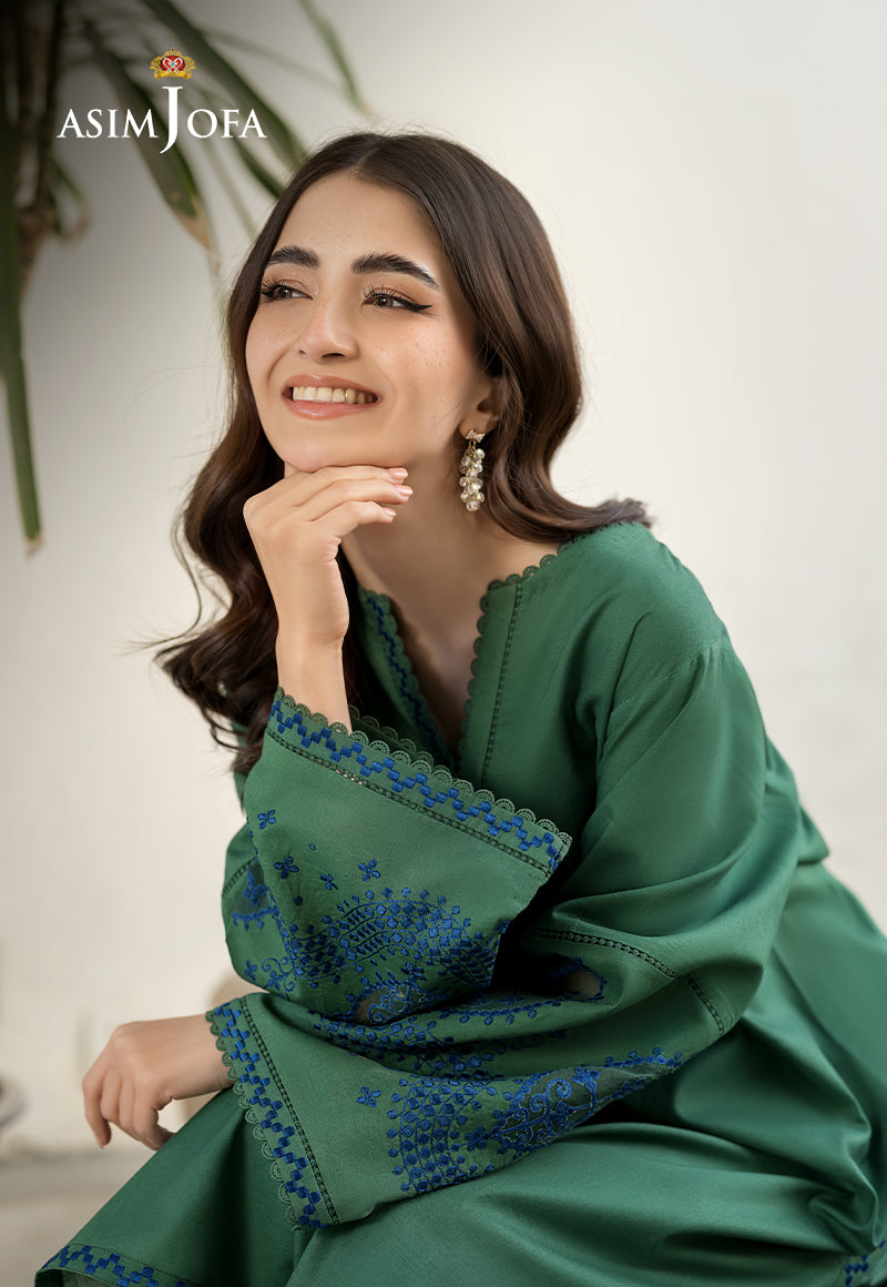 Asim Jofa Essential Pret Drop 6 Ajpb-116 Embroidered Cambric 2 Pcs