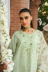 La Gardenia Paras By Pasha Unstitched 3 Piece Emb Lawn Collection'2024-PR6: Blissful Breeze