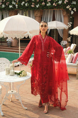 La Gardenia Paras By Pasha Unstitched 3 Piece Emb Lawn Collection'2024-PR5: Cherry Blossom