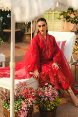 La Gardenia Paras By Pasha Unstitched 3 Piece Emb Lawn Collection'2024-PR5: Cherry Blossom