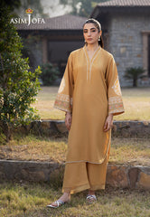 Asim Jofa Essential Pret Drop 6 Ajpb-72 Embroidered Raw Silk 2 Pcs