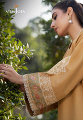 Asim Jofa Essential Pret Drop 6 Ajpb-72 Embroidered Raw Silk 2 Pcs