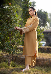 Asim Jofa Essential Pret Drop 6 Ajpb-72 Embroidered Raw Silk 2 Pcs