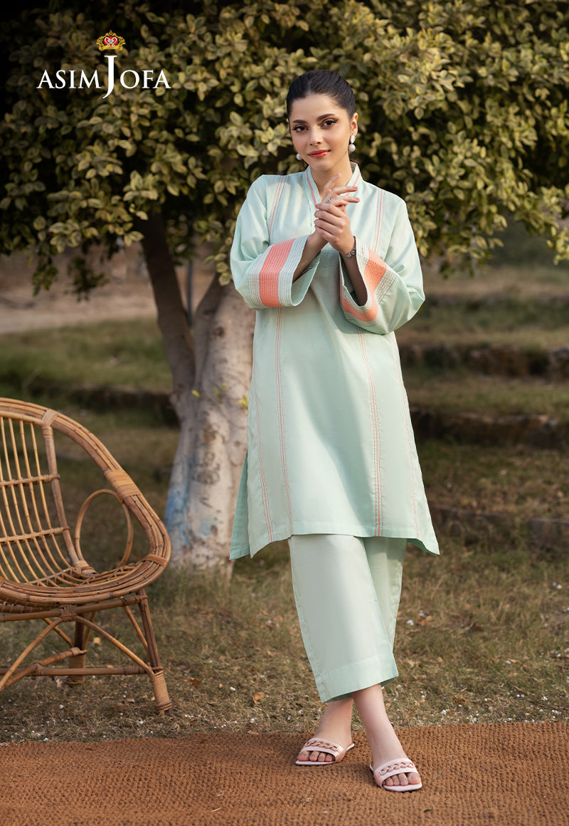 Asim Jofa Essential Pret Drop 6 Ajpb-123 Dyed Cambric 2 Pcs