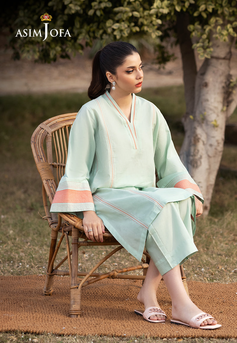 Asim Jofa Essential Pret Drop 6 Ajpb-123 Dyed Cambric 2 Pcs