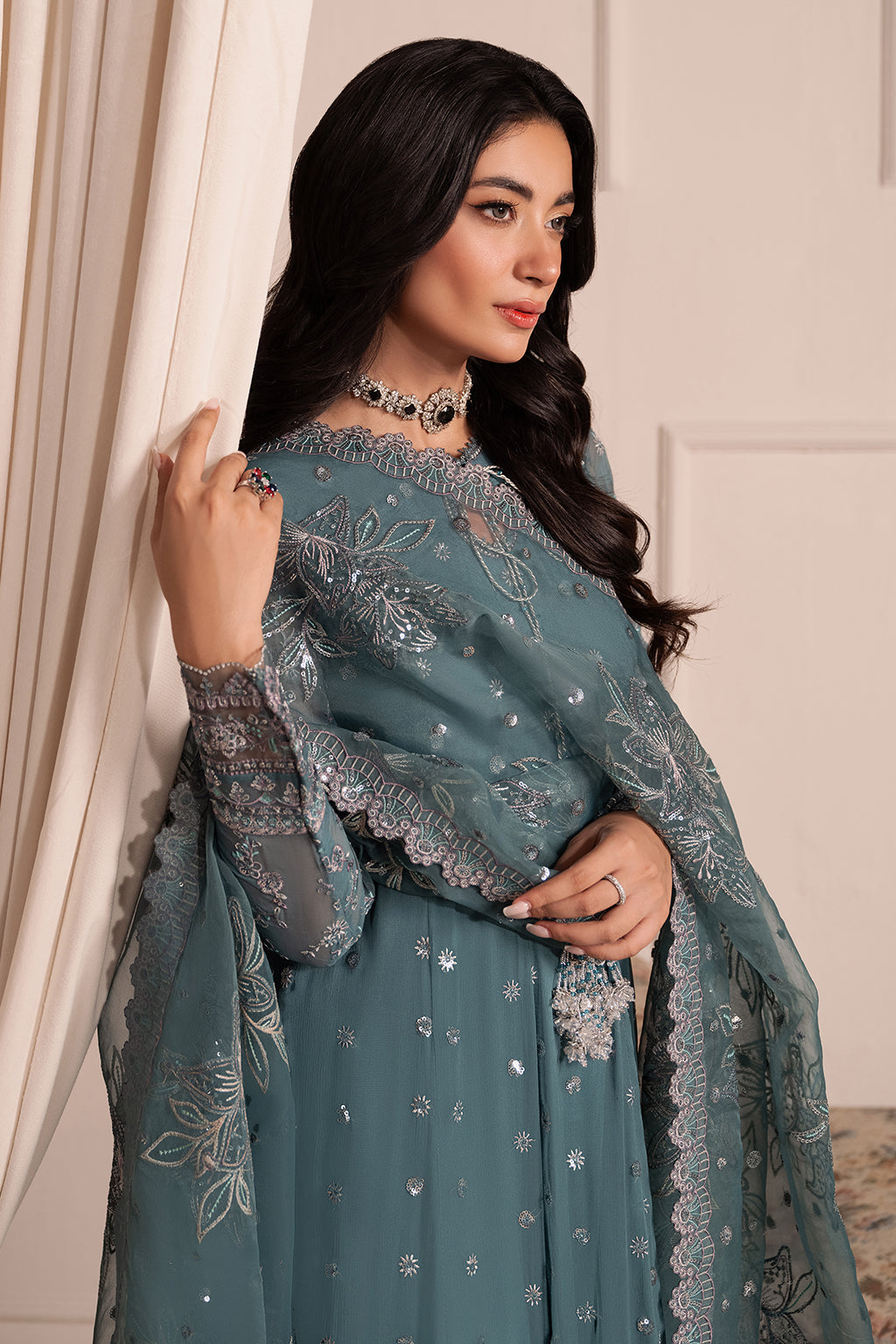 Estella By Sheenora Unstitched 3 Piece Luxury Formals Collection-ALLURE