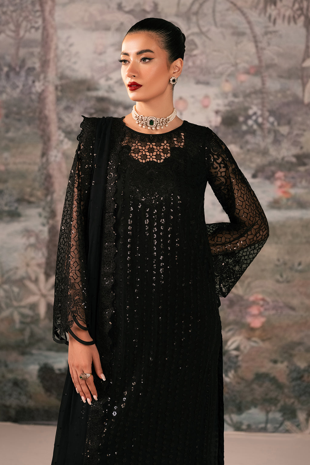 Estella By Sheenora Unstitched 3 Piece Luxury Formals Collection-GRACE