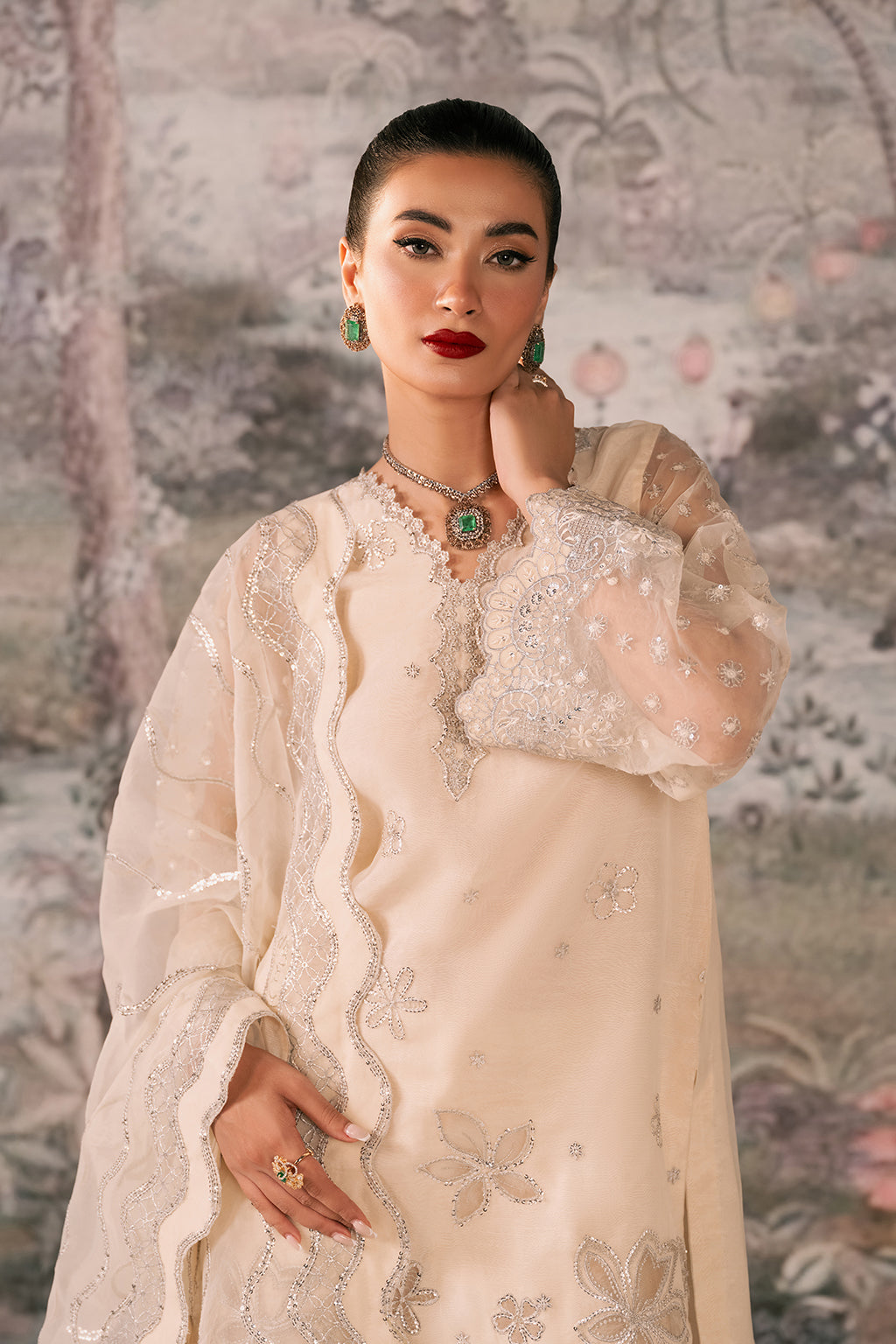 Estella By Sheenora Unstitched 3 Piece Luxury Formals Collection-GLORIA