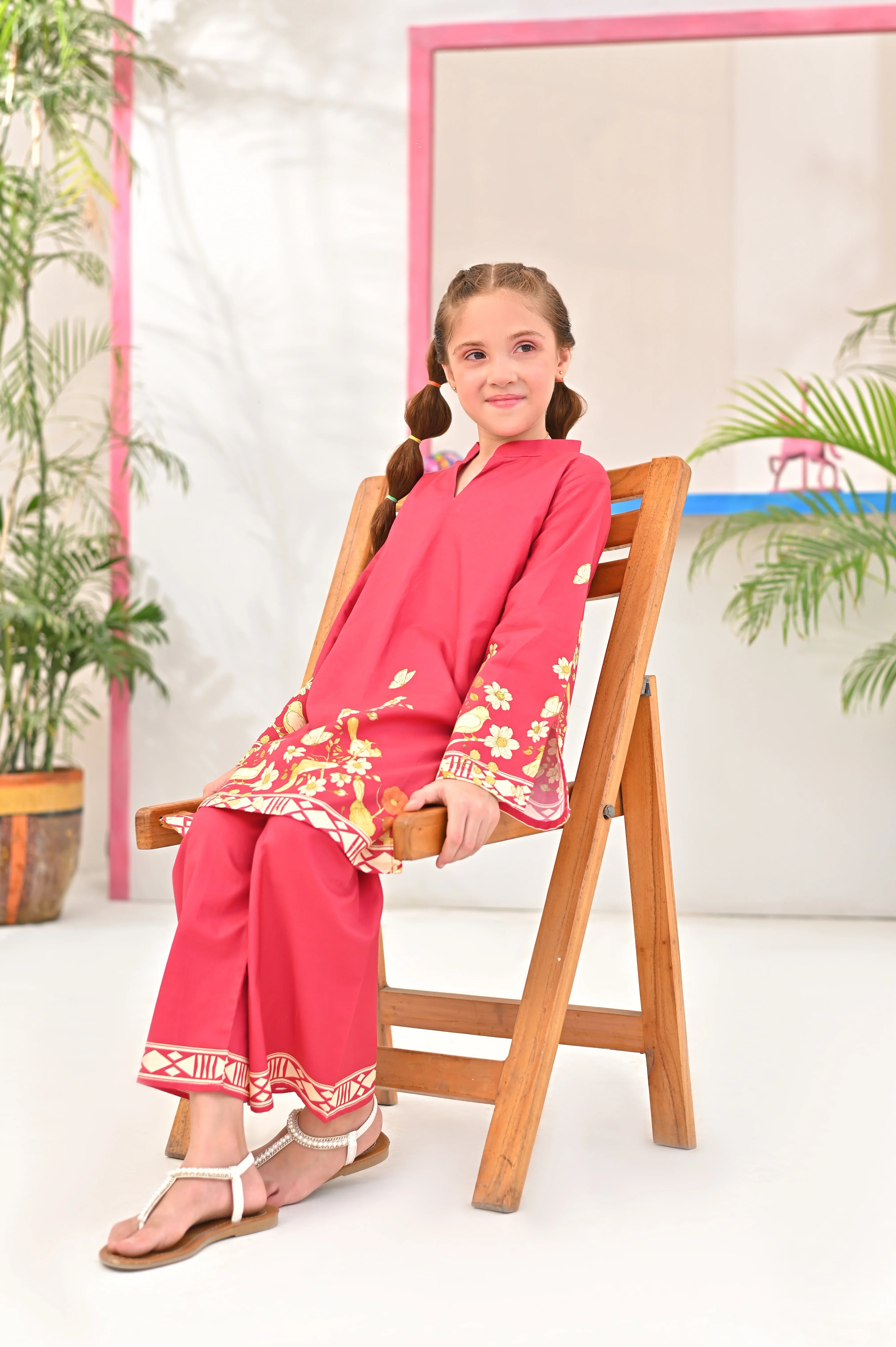Dhaga Stitched 2 Piece Premium Cotton Lawn Kids Collection'2025-RYLEE