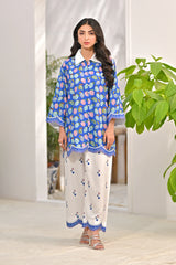 Dhaga Luxury Revival Stitched 2 Piece Summer Suit-Renec