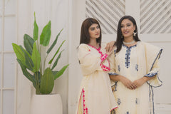 Zaib E Hoor Embroidery Daman Stitched 3-pc Suit