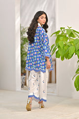 Dhaga Luxury Revival Stitched 2 Piece Summer Suit-Renec