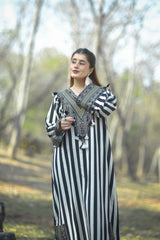 Urban Cut Stitched 1 Piece Emb Cotton Eid Edit-C0260-Long Dress