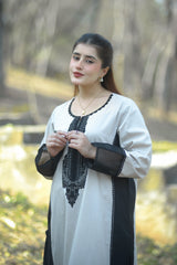 Urban Cut Stitched 1 Piece Emb Cotton Eid Edit-C0265-Long Dress