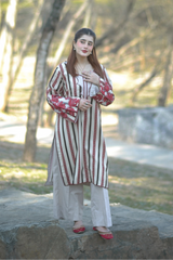 Urban Cut Stitched Co Ords Emb Cotton Eid Edit-C0255