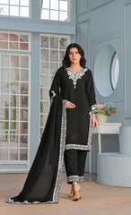 Yaaqot Stitched 3 Piece Formal Collection-Chromate Stitched 3-pc