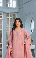 Yaaqot Stitched 3 Piece Winter Collection-Multi Embroidery Stitched 3-pc