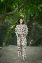 Urban Cut 2 Piece Cotton Printed Co- Ord Set