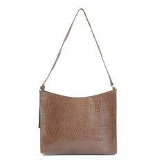 Half Moon Crocodile Brown - Bag X