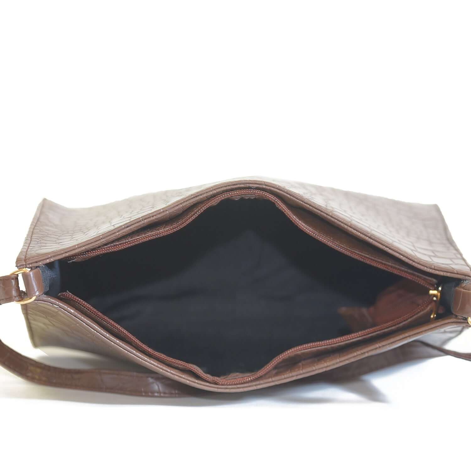 Half Moon Crocodile Brown - Bag X
