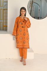 Yaaqot Stitched 2 Piece Lawn Collection-Printed Lawn Stitched 2-pc