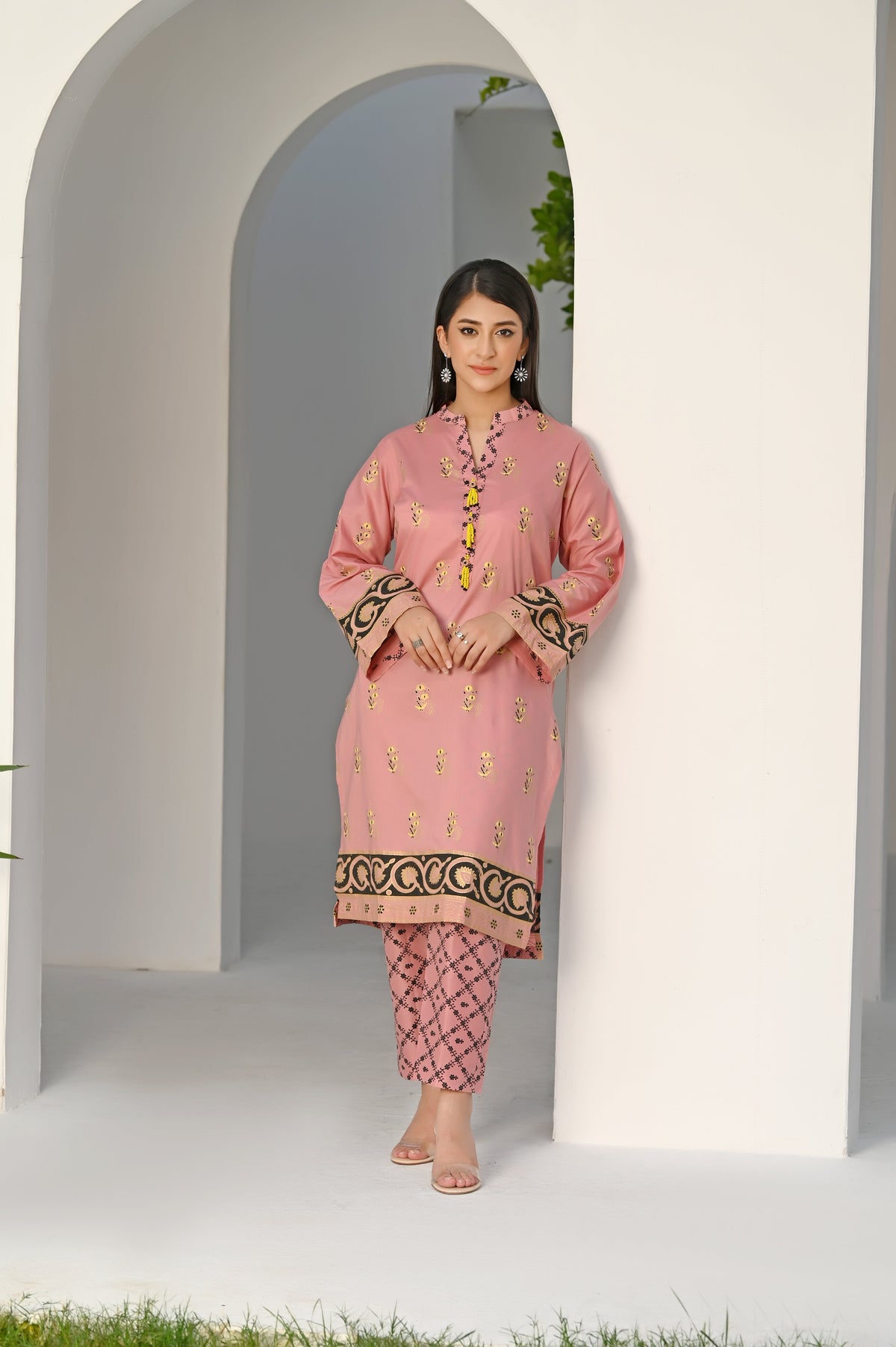 Yaaqot Stitched 2 Piece Lawn Collection-Printed Lawn Stitched 2-pc