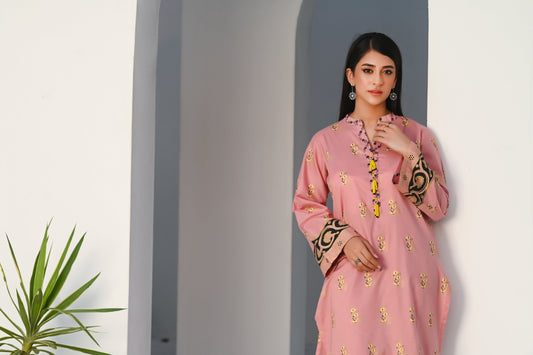 Yaaqot Stitched 2 Piece Lawn Collection-Printed Lawn Stitched 2-pc