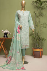 Dastan By HZ Unstitched 3 Piece Emb Slub Lawn Vol-03 Suit-DSE-11