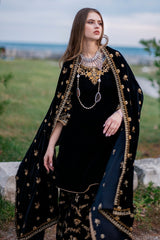 Panache Apparel Stitched Velvet Collection-Eclipse