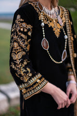 Panache Apparel Stitched Velvet Collection-Eclipse