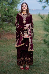 Panache Apparel Stitched Velvet Collection-Elegance