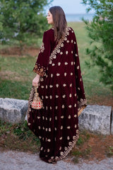 Panache Apparel Stitched Velvet Collection-Elegance