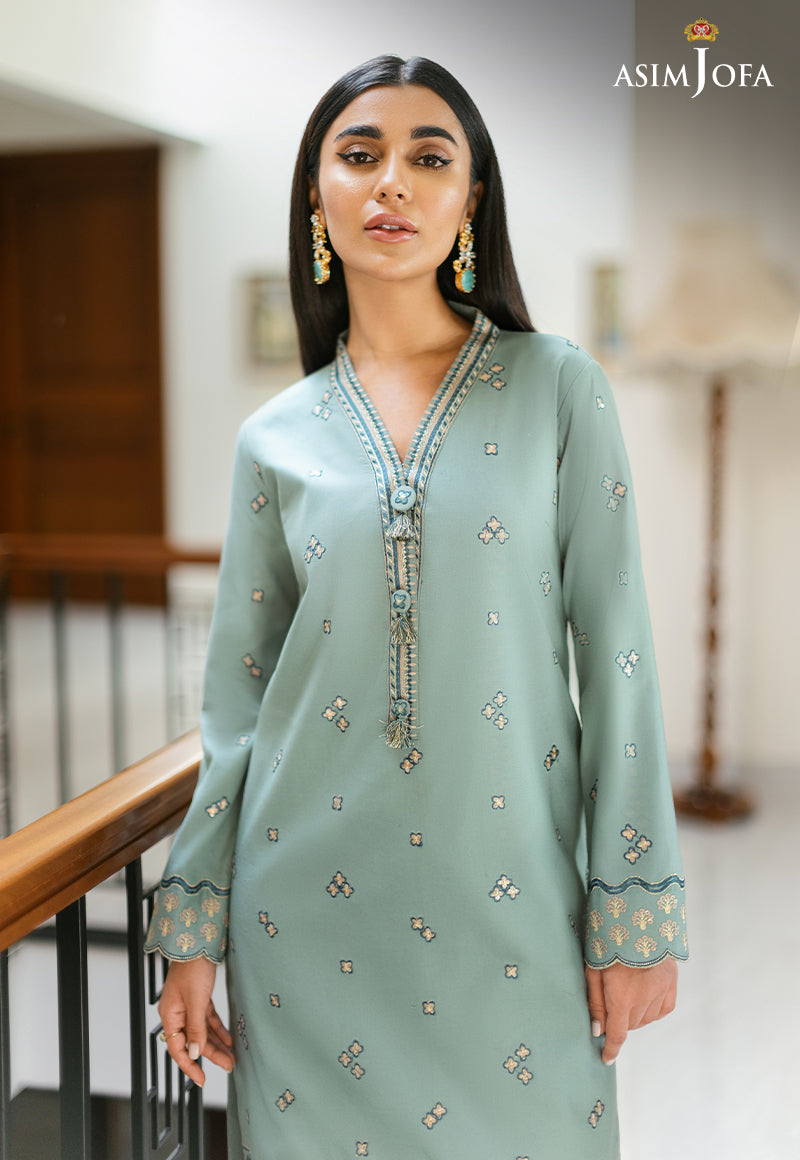 Asim Jofa Designers Limited Edition Ajped-05 Embroidered Stitched 3 Pcs