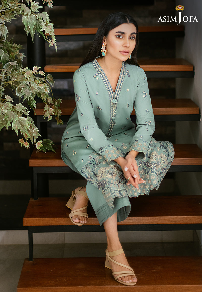 Asim Jofa Designers Limited Edition Ajped-05 Embroidered Stitched 3 Pcs
