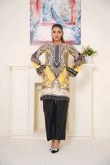 Gulbahar By Arha Eman Stitched Summer Collection'2025-Daisy – Yellow Co ord