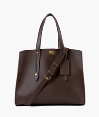 RTW Creation - Dark brown multi compartment satchel bag