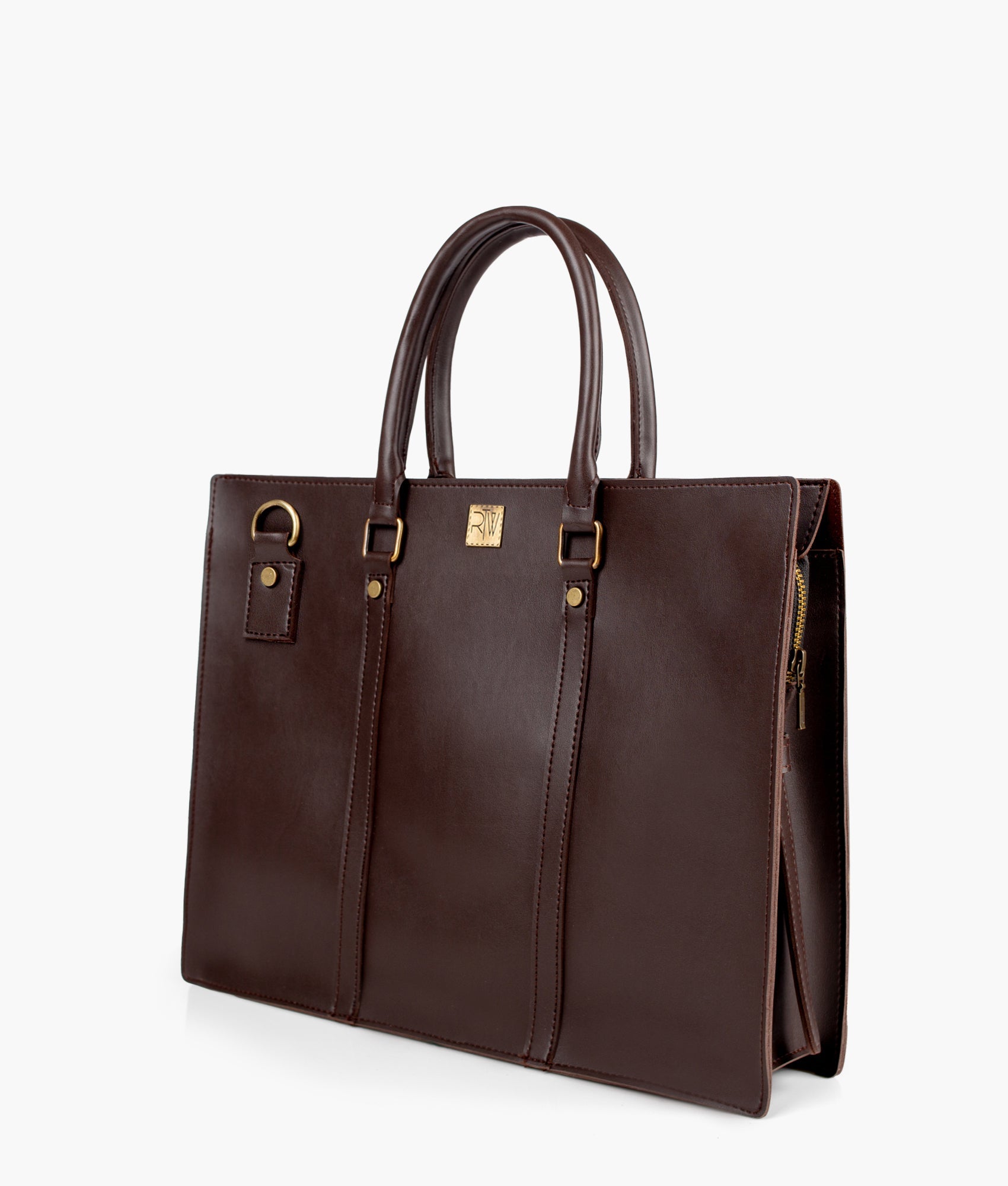 RTW Creation - Dark brown laptop bag