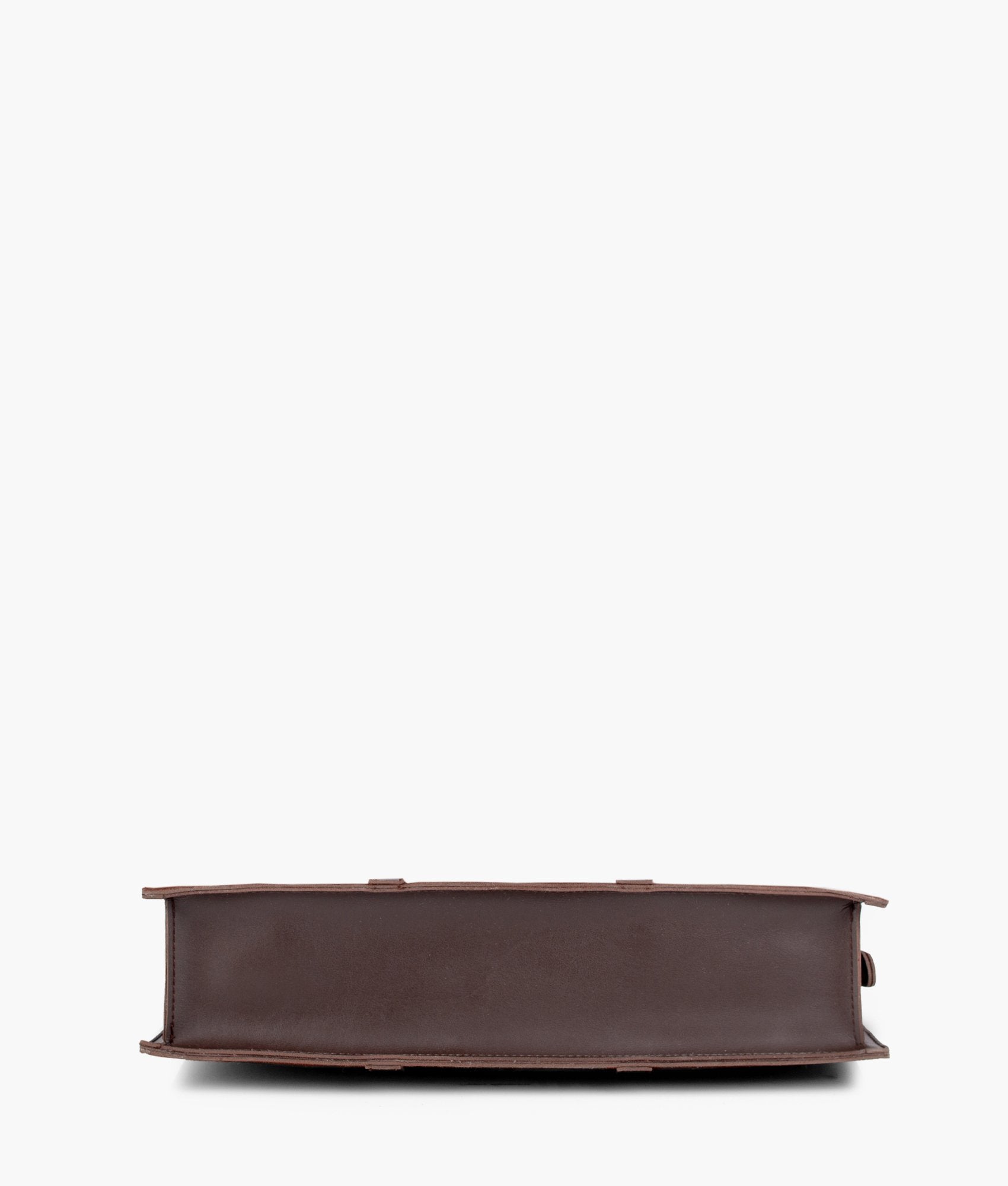 RTW Creation - Dark brown suede laptop bag