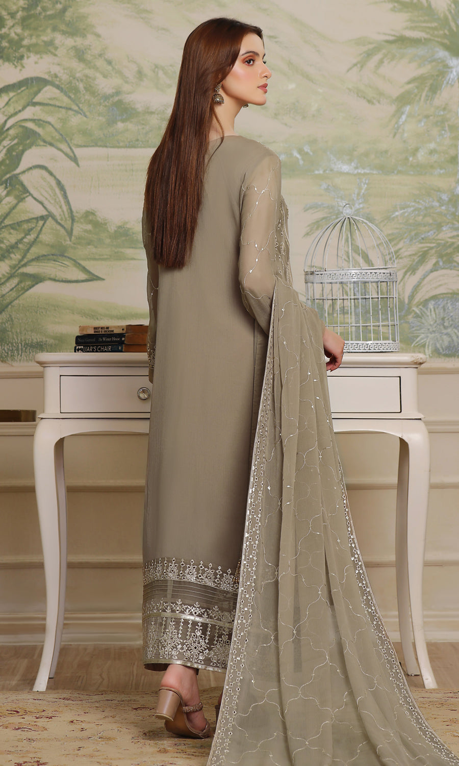 Shamooz Stitched 3 Piece Formals Collection'2025-Glaze SEM-0727