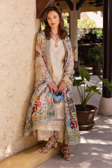 Zinnia By Faiza Saqlain Unstitched 3 Piece Luxury Lawn Collection-Delilah