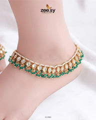 Demantoid Anklets Green - Zeesy Jewellery